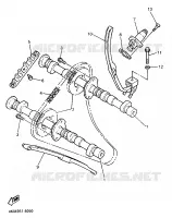 CAMSHAFT / TIMING CHAIN for Yamaha DIVERSION 1998