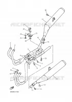 EXHAUST for Yamaha DIVERSION 2000