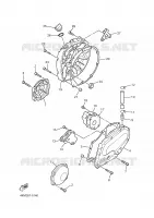 COVER   ENGINE 1 for Yamaha DIVERSION 2000