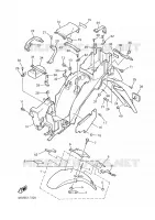 FENDER for Yamaha DIVERSION 2000