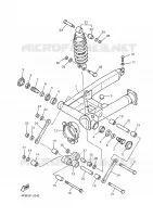 SWINGARM / SHOCK ABSORBER for Yamaha DIVERSION 2000