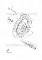 FRONT WHEEL for Yamaha DIVERSION 2000