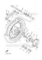 REAR WHEEL for Yamaha DIVERSION 2000