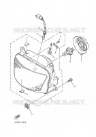 HEADLIGHT for Yamaha DIVERSION 2000