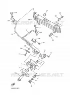 OIL COOLER for Yamaha DIVERSION 2000