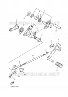 GEAR SHIFT SHAFT / LEVER for Yamaha DIVERSION 2000