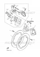 FRONT BRAKE CALIPER for Yamaha DIVERSION 2000