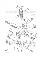 SWINGARM / SHOCK ABSORBER for Yamaha DIVERSION 2001