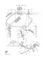 FUEL TANK for Yamaha DIVERSION 2001