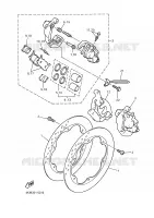 FRONT BRAKE CALIPER for Yamaha DIVERSION 2001