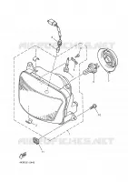 HEADLIGHT for Yamaha DIVERSION 2001