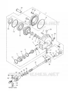 FINAL DRIVE SHAFT / GEAR COUPLING for Yamaha DIVERSION 2001