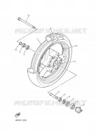 FRONT WHEEL for Yamaha DIVERSION 2001
