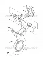 REAR BRAKE CALIPER for Yamaha DIVERSION 2001