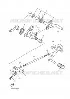 GEAR SHIFT SHAFT / LEVER for Yamaha DIVERSION 2002