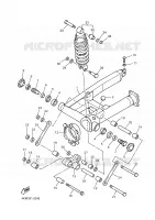 SWINGARM / SHOCK ABSORBER for Yamaha DIVERSION 2002