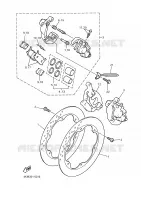 FRONT BRAKE CALIPER for Yamaha DIVERSION 2002