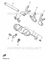 GEAR SHIFT SELECTOR DRUM / FORK for Yamaha XJR 1995