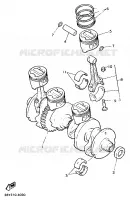 CRANKSHAFT / PISTON for Yamaha XJR 1995