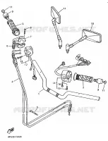 HANDLEBAR & CABLES for Yamaha XJR 1995