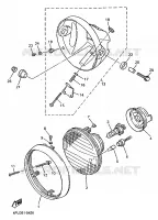 HEADLIGHT for Yamaha XJR 1995