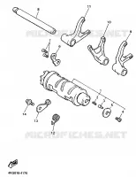 GEAR SHIFT SELECTOR DRUM / FORKS for Yamaha XJR 1995