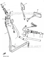 HANDLEBAR & CABLES for Yamaha XJR 1995