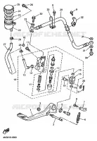REAR BRAKE MASTER CYLINDER for Yamaha XJR 1995