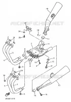 EXHAUST for Yamaha XJR 1995