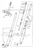 FRONT FORK for Yamaha XJR 1995