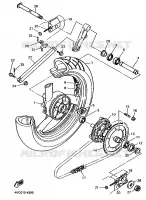 REAR WHEEL for Yamaha XJR 1995