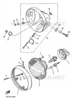HEADLIGHT for Yamaha XJR 1995