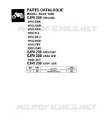 CATALOGUE for Yamaha XJR 1996
