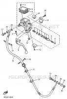 FRONT MASTER CYLINDER 2 for Yamaha XJR 1997