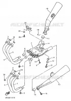EXHAUST for Yamaha XJR 1997