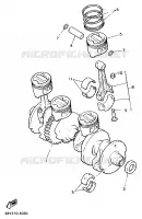 CRANKSHAFT / PISTON for Yamaha XJR 1997