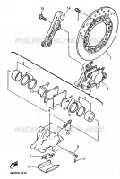 REAR BRAKE CALIPER for Yamaha XJR 1997