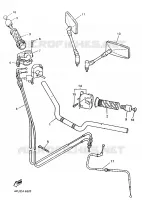 HANDLEBAR & CABLES for Yamaha XJR 1997