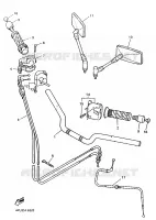 HANDLEBAR & CABLES for Yamaha XJR 1997