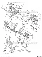 STAND / FOOTREST for Yamaha XJR 1997