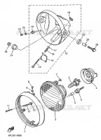 HEADLIGHT for Yamaha XJR 1997