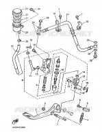 REAR BRAKE MASTER CYLINDER for Yamaha XJR 1997