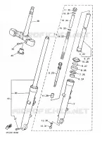 FRONT FORK for Yamaha XJR 1997