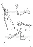HANDLEBAR & CABLES for Yamaha XJR 1997
