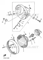 HEADLIGHT for Yamaha XJR 1997