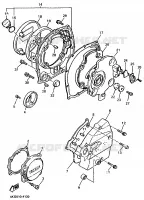 COVER   ENGINE 1 for Yamaha XJR 1997