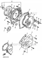COVER   ENGINE 1 for Yamaha XJR 1997