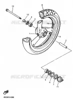 FRONT WHEEL for Yamaha XJR 1997
