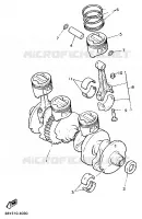 CRANKSHAFT / PISTON for Yamaha XJR 1997