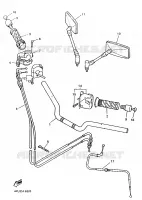 HANDLEBAR & CABLES for Yamaha XJR 1997